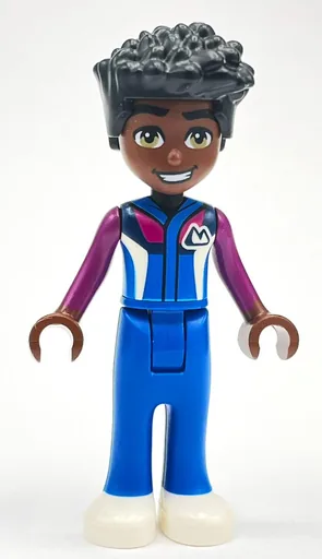 Zac (Blue/Magenta Ski Suit)