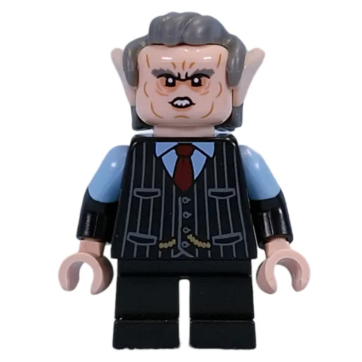 Goblin (Dark Bluish Grey Hair, Black Torso, Black Legs)