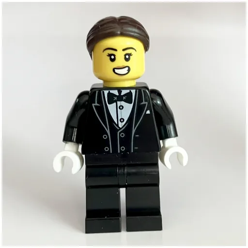 LEGO minifig Waiter (fig-014477)