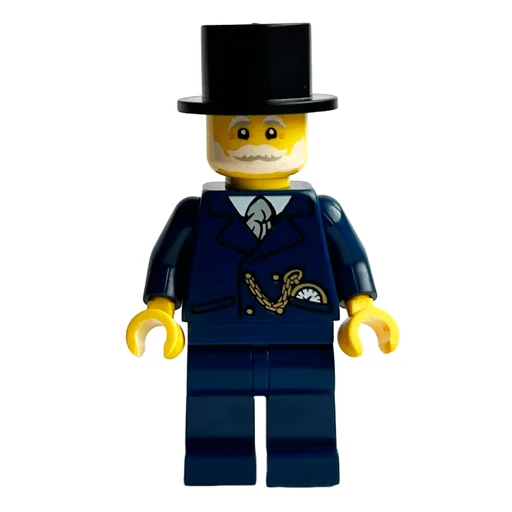 Carriage Driver (Dark Blue Suit, Black Top Hat)