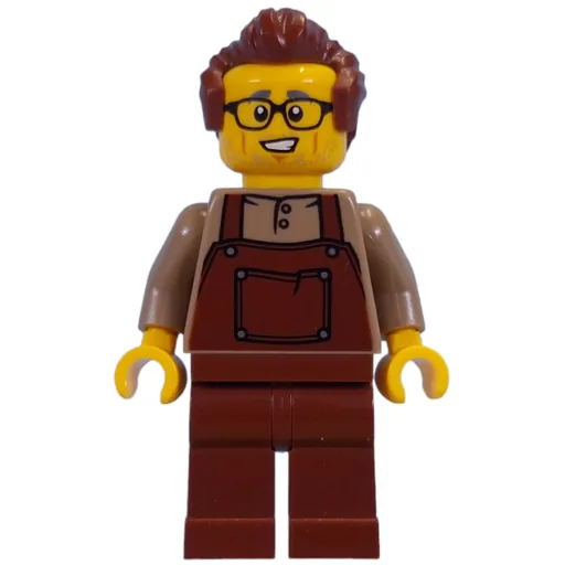 Dark Tan Torso (Reddish Brown Overall, Reddish Brown Hair)