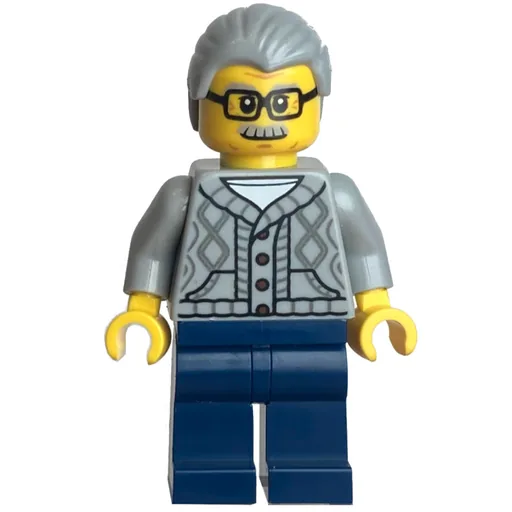 LEGO minifig Light Bluish Grey Torso (fig-014500)