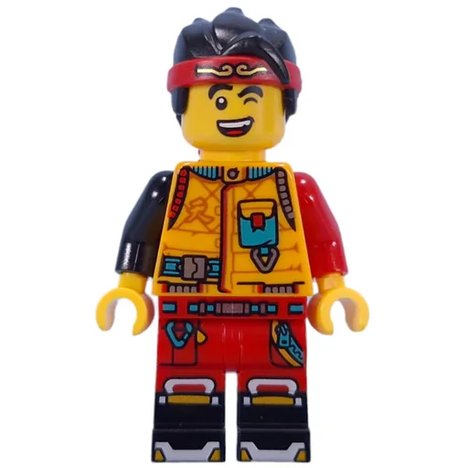 Monkie Kid (Bright Light Orange Jacket, Winking)