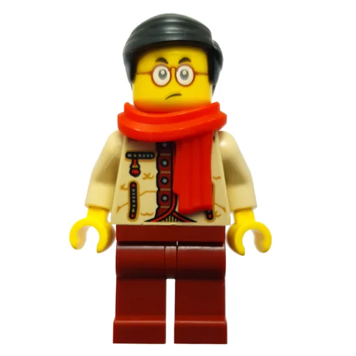 Mr. Tang (Tan Torso, Dark Red Legs)