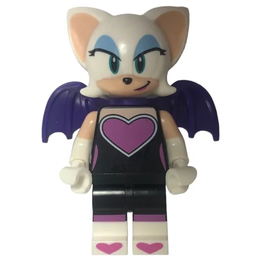 LEGO minifig Rouge the Bat (fig-014602)