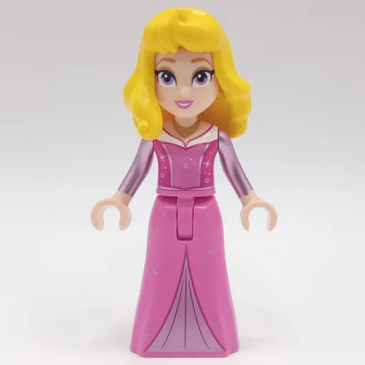 Aurora (Dark Pink Dress, Big Eyes, Yellow Hair)