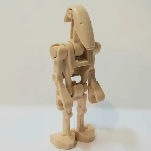 Battle Droid (Two Bent Arms, Light Bluish Grey Clip)