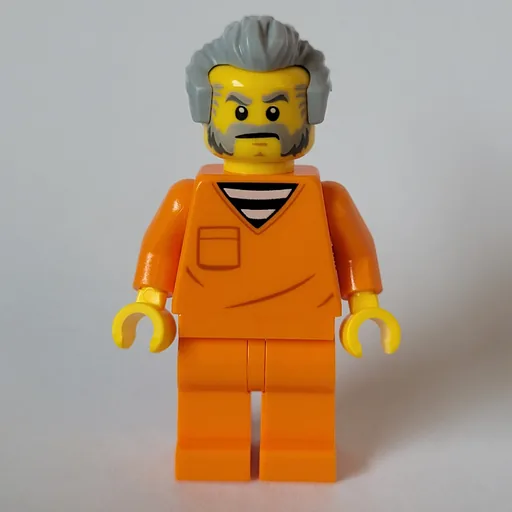 Criminal (Orange Suit, Light Bluish Grey Hair)