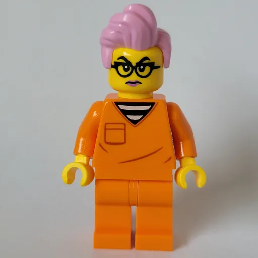 Criminal (Orange Suit, Bright Pink Hair)