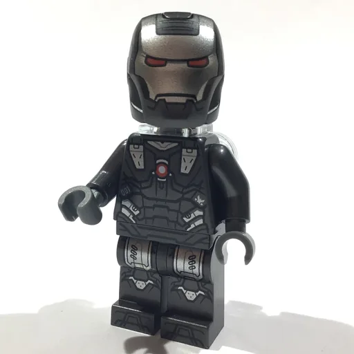 War Machine (Trans-Clear Neck Bracket, Dark Bluish Gray Hands)