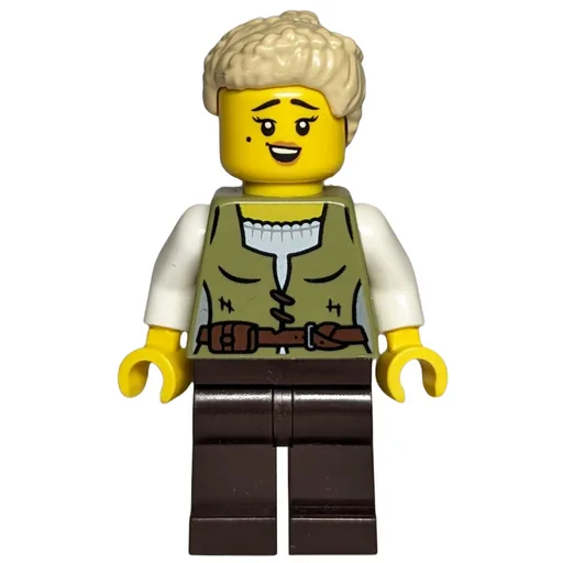 Carpenter (Olive Green Torso, Dark Brown Legs)