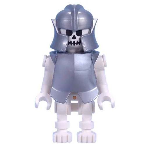 Skeleton (Standard Face, Bent Arms, Vertical Hand Clips, 78132 Torso, Armor)