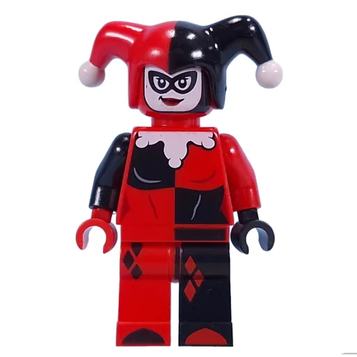 LEGO minifig Harley Quinn in Jester Outfit (fig-014859)