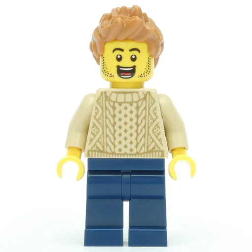 Tan Torso (Dark Blue Legs, Medium Nougat Hair)