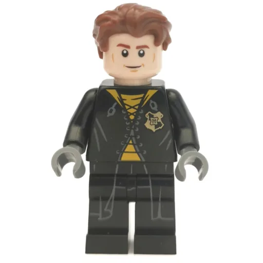 Cedric Diggory (Long Black Robe over Yellow Shirt, No Shirt Tails)
