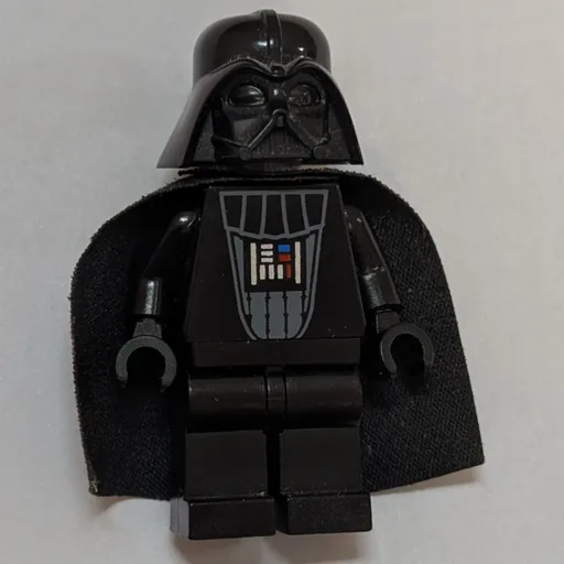 Darth Vader (Light Bluish Gray Skin, Scarred Right Cheek, Eyebrows)