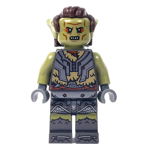 Orc (Olive Green, Dark Tan Fur Trim)