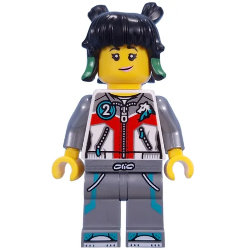 Mei (White and Flat Silver Suit)