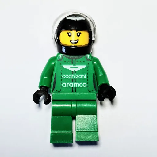 Race Driver (Green Suit, Aston Martin, Black Helmet)