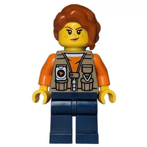 Explorer (Tina Tarantula, Dark Tan Vest Jacket, Dark Blue Legs, Dark Orange Hair)