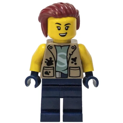 Mechanic (Iris Icicle, Dark Tan Jacket, Dark Blue Legs, Dark Red Hair)