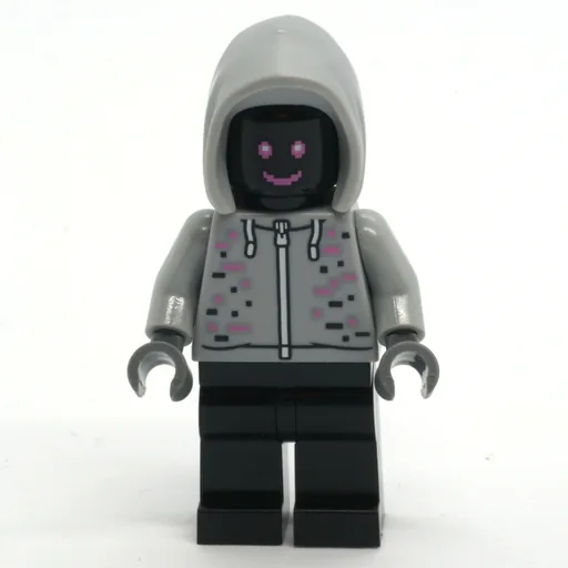 Robot (Light Bluish Gray Hoodie, Black Legs)