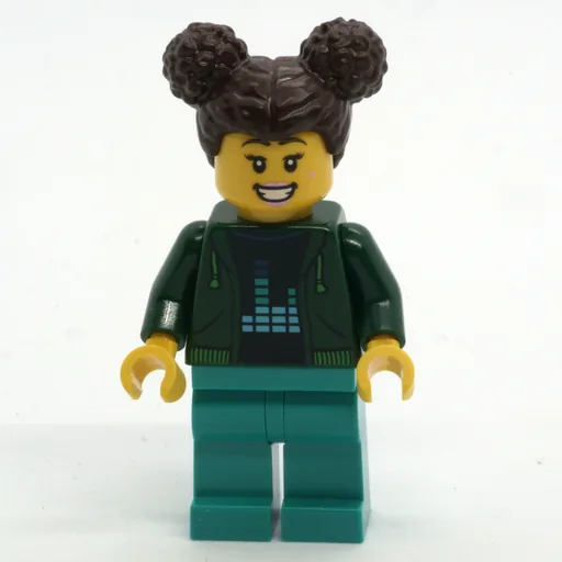 Woman (Dark Green Jacket, Dark Turquoise Legs)