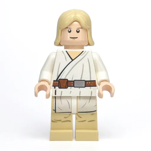 Luke Skywalker (White Robe, Straight Tan Hair, White Pupils, 3626cpr0635)