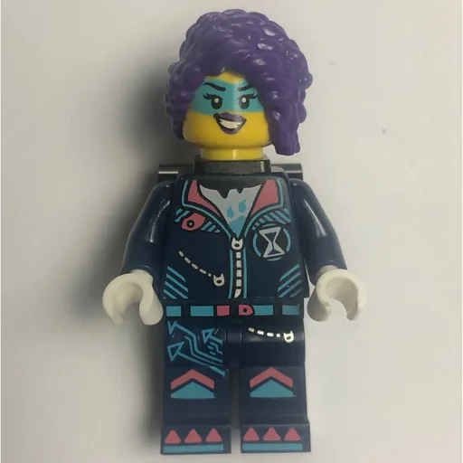 Zoey (Dark Blue Suit, Black Neck Bracket)