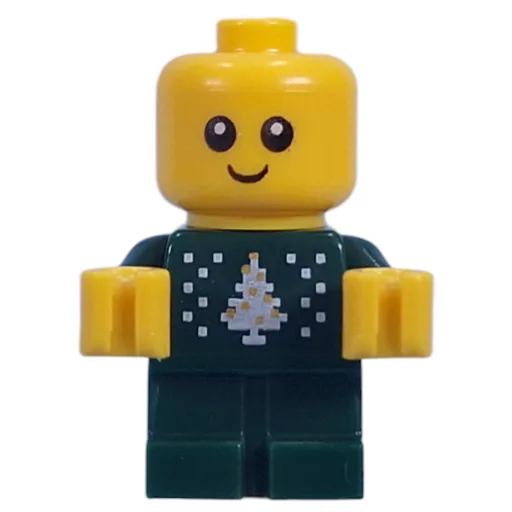 Baby (Dark Green Body, Christmas Sweater)