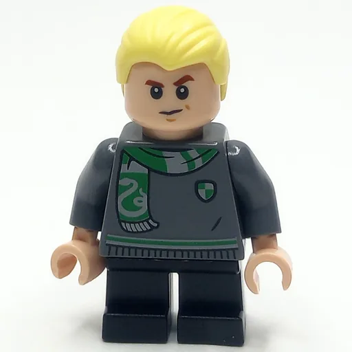 Draco Malfoy (Short Legs, Dark Bluish Grey Sweater, Scarf)