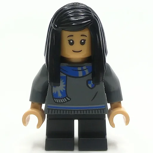Cho Chang (Short Legs, Dark Bluish Grey Sweater, Scarf)