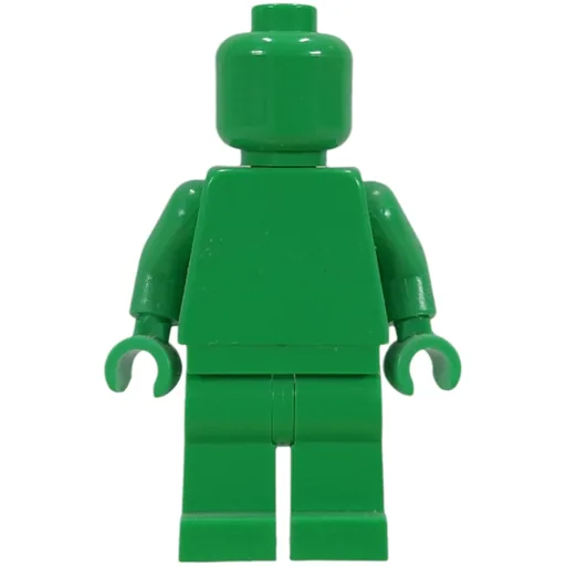 LEGO minifig Monochrome Bright Green (fig-015657)