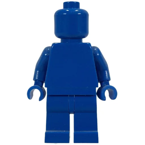LEGO minifig Monochrome Blue (fig-015666)