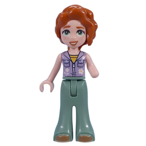Autumn (Lavender Top, Sand Green Pants)