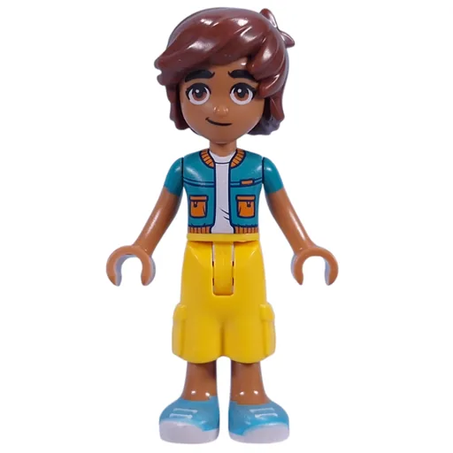 Leo (Dark Turquoise Jacket, Yellow Shorts)