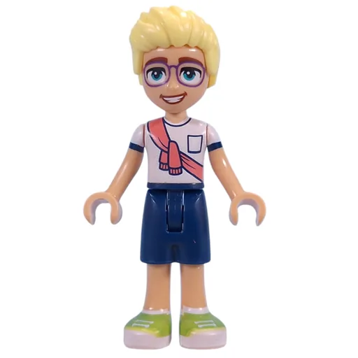 Olly (White Top, Dark Blue Shorts)