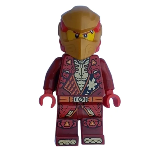 Kai (Dark Red Suit, Gold Helmet)