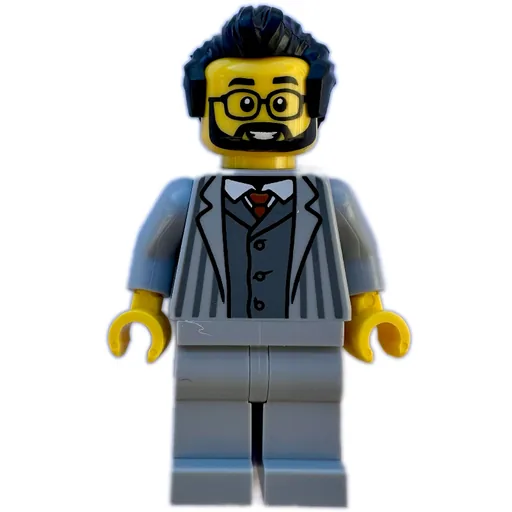 LEGO minifig Haberdashery Store Owner (fig-015862)