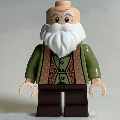 Professor Filius Flitwick (Beard, Olive Green Vest, Dark Brown Legs)