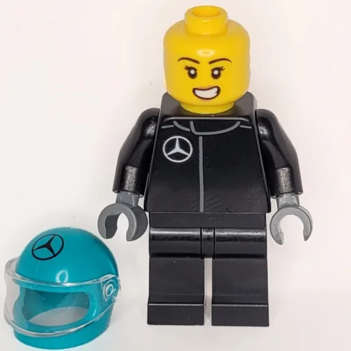 F1 Driver (Mercedes, Black Suit)