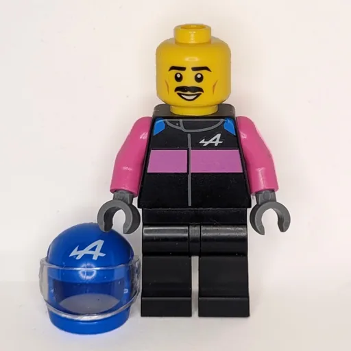 F1 Driver (Alpine, Black/Dark Pink Suit)