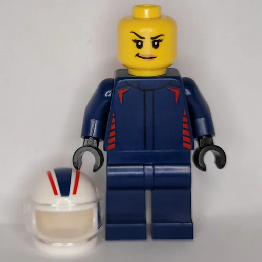 F1 Driver (Red Bull, Dark Blue Suit)