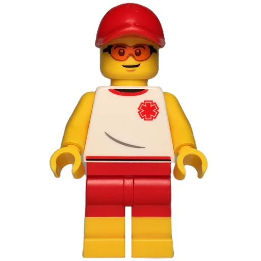 Life Guard (White Torso, Red Shorts, Red Cap)