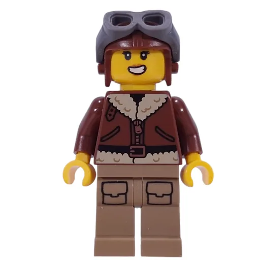 Pilot (Dark Brown Jacket, Dark Tan Legs, Aviator Helmet)