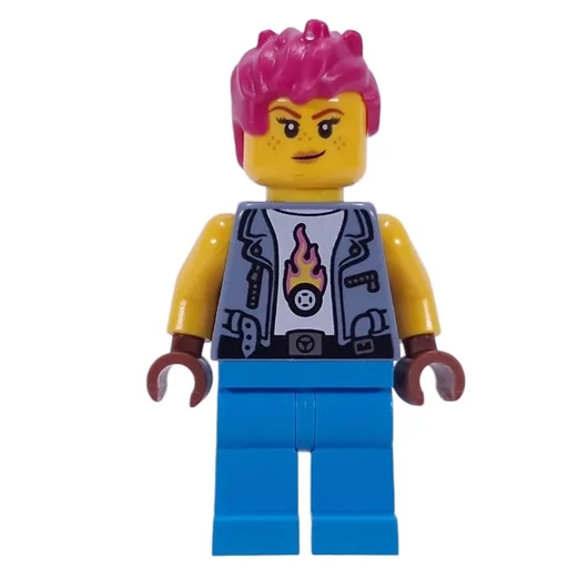 Mech Max (Sand Blue Jacket, Dark Azure Legs, Magenta Hair)