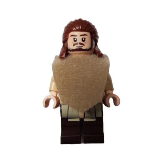 Qui-Gon Jinn (Poncho, Dark Brown Beard)