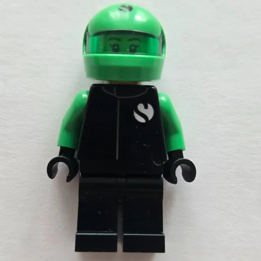 LEGO minifig KICK Sauber F1 Driver (fig-016102)