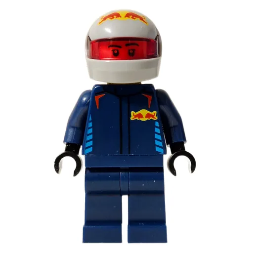 LEGO minifig Oracle Red Bull Racing F1 Driver (fig-016106)