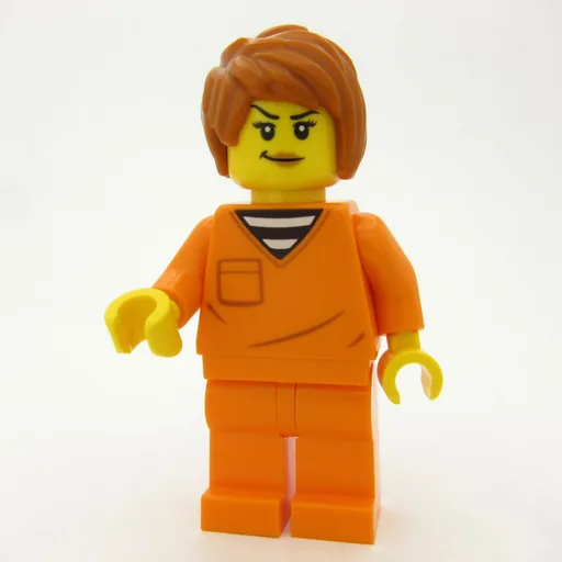 Criminal (Orange Jumpsuit, Dark Orange Hair)